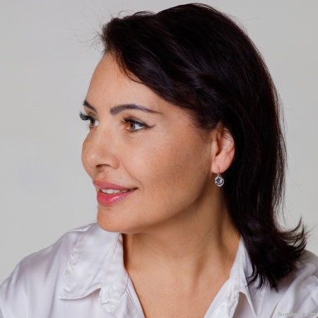 Серьги Fiore Luna, Black Diamond, A1911.M3 BW/S